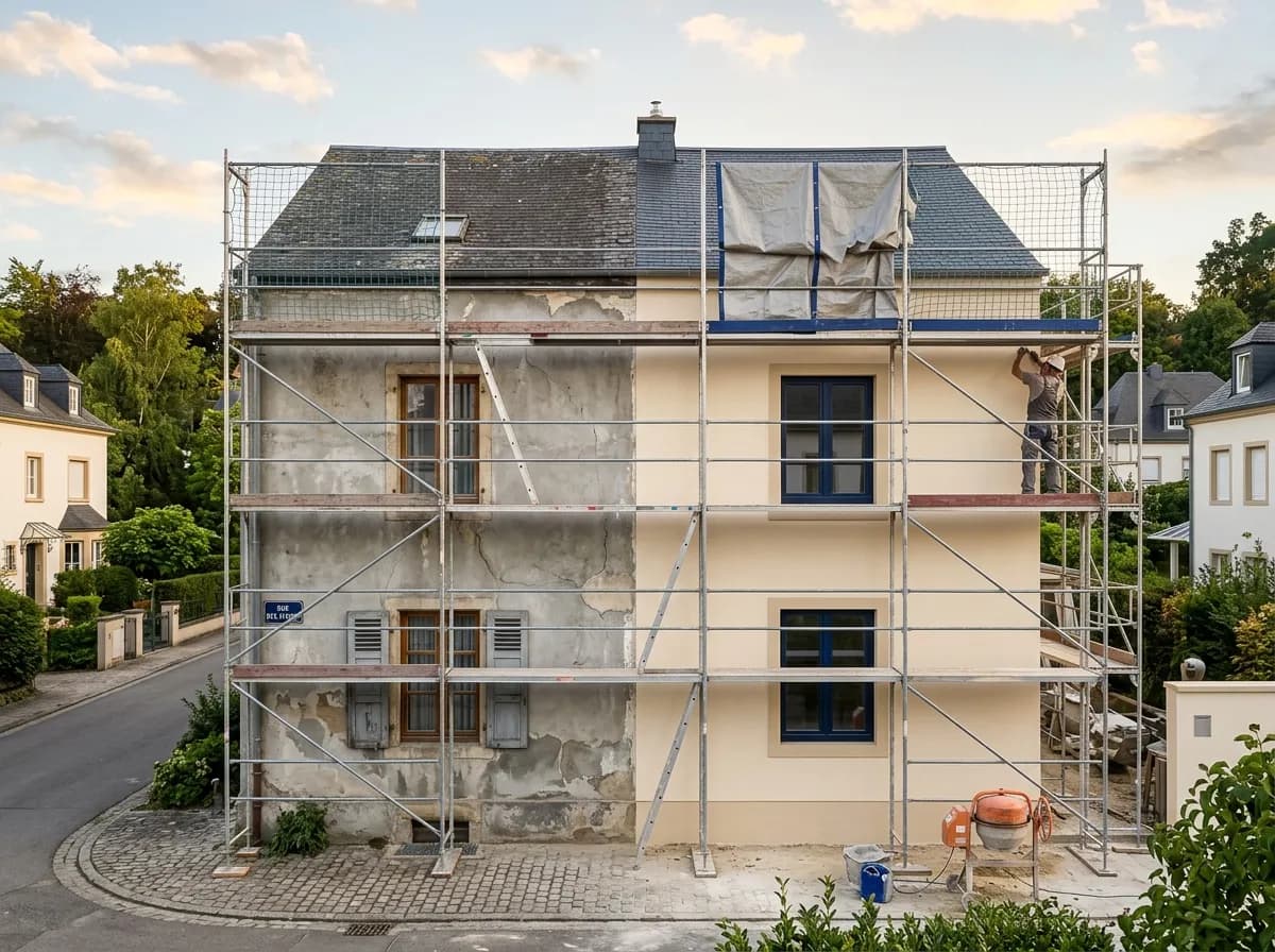 Ravalement de façade au Luxembourg